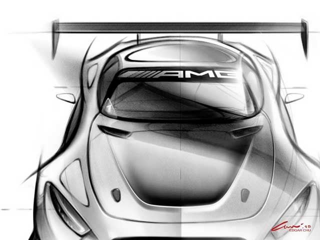 Mercedes выпустил тизер изображение AMG GT3
